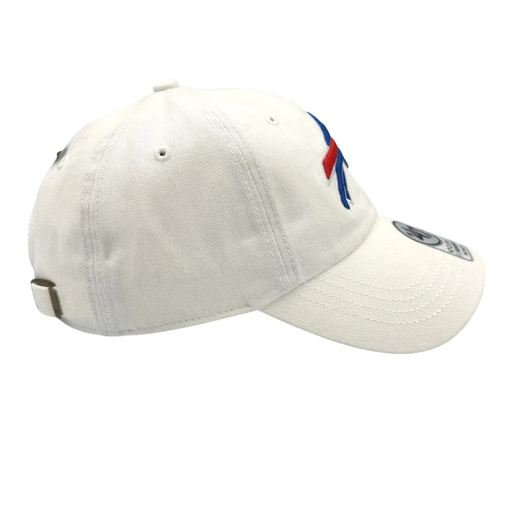 Buffalo Bills '47 Brand Cleanup Adjustable Strapback Hat Women White **NEW**